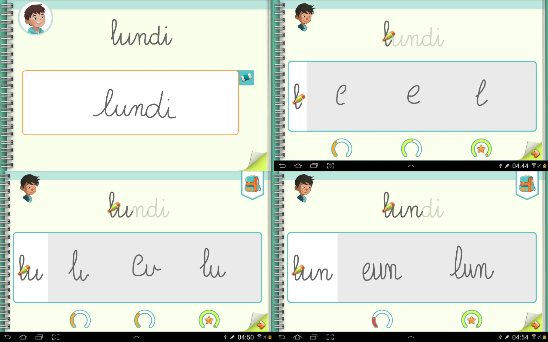 IntuiScript : a digital notebook for learning writing in elementary ...